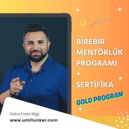 Gold Mentörlük: Kişisel gelişim için birebir mentörlük fırsatları.